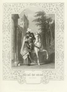 Ende gut, alles gut, Akt IV, Szene ii von Joseph Kenny Meadows